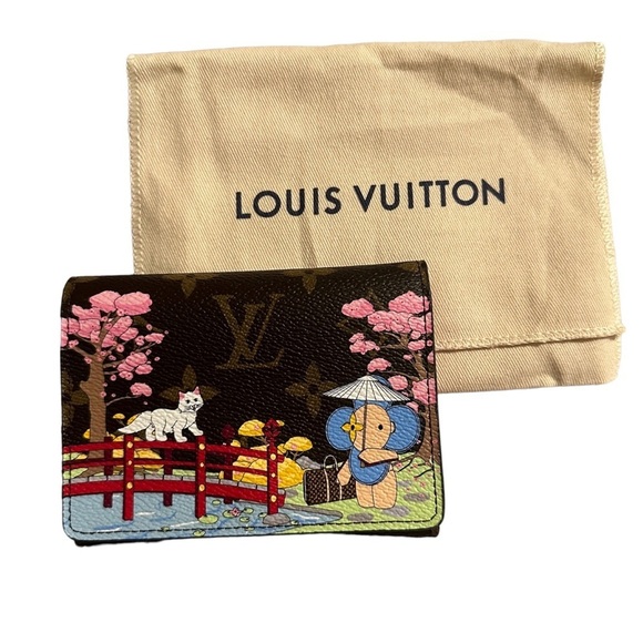 Louis Vuitton Portefeuille Victorine Vivienne Wallet Christmas Japan Limited - Picture 1 of 11